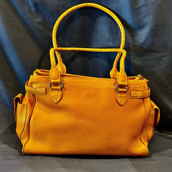Gorgeous Vintage Brighton Pebbled Leather Handbag - Picture 3 of 13